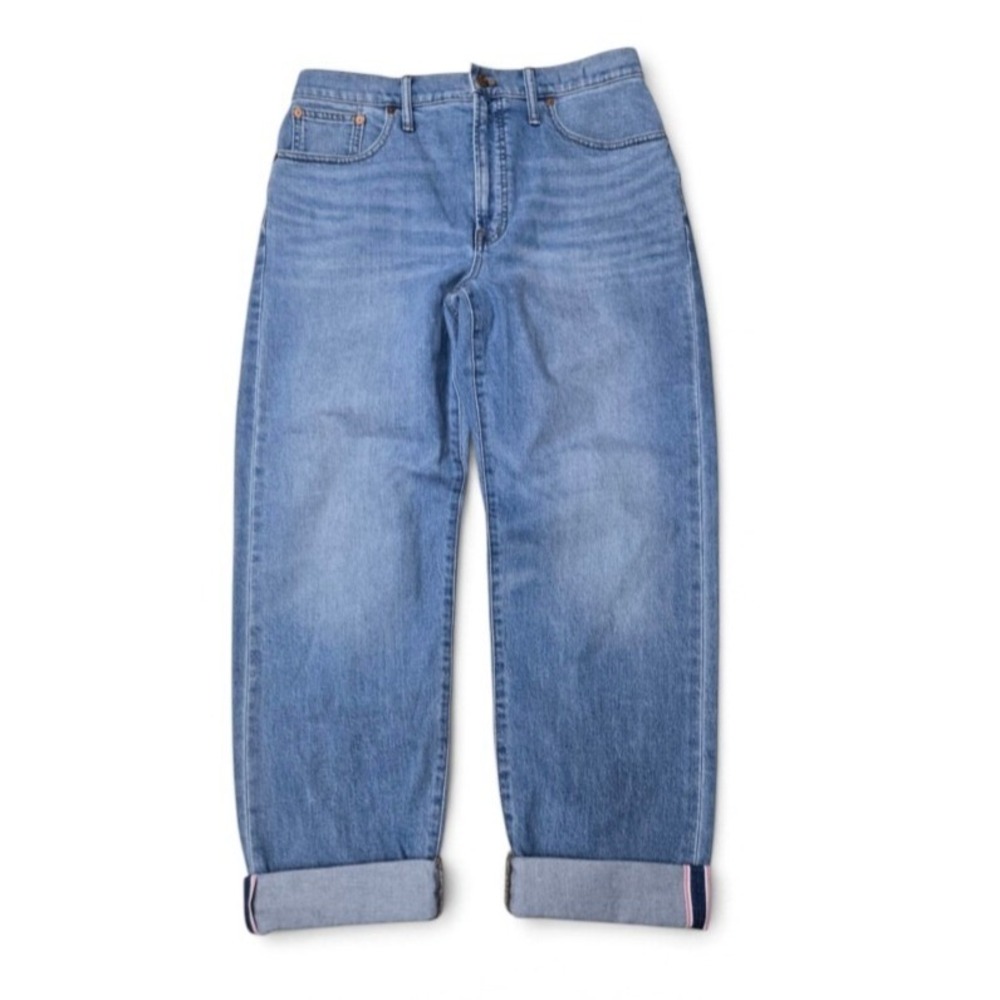 Madewell The Perfect Vintage Straight Jean Light Wash High Rise Size 30